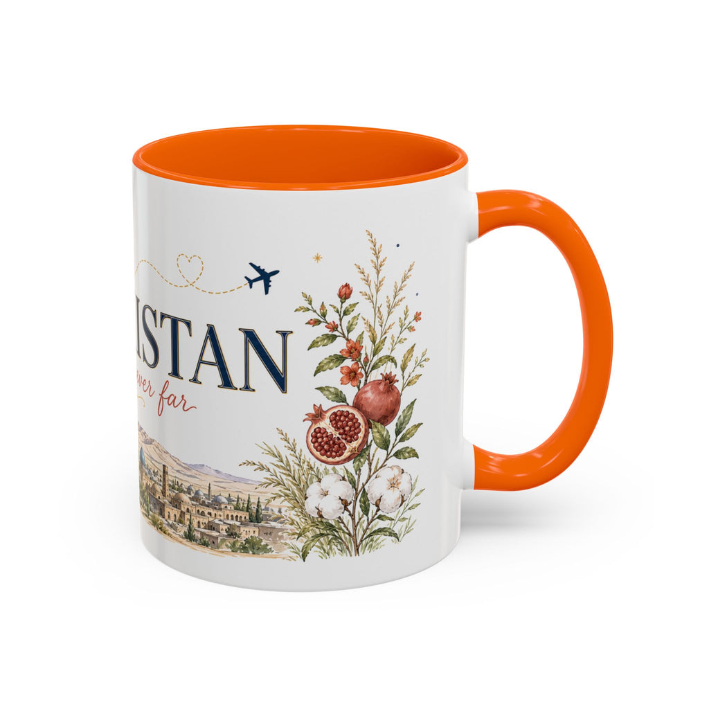 Uzbekistan Home Country Mug | Moving Away Gift | Long Distance Friendship | 11 oz 15 oz Accent Mug