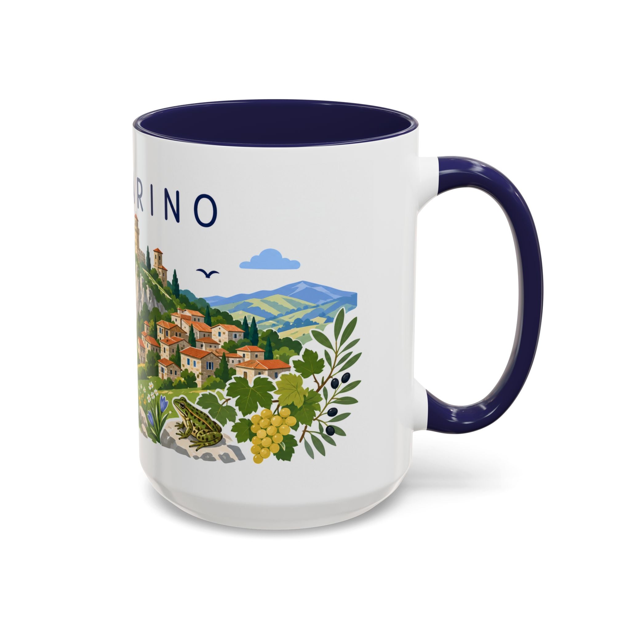 San Marino Coffee Mug | Travel Souvenir Accent Mug | Country Gift Ceramic Cup 11oz 15oz