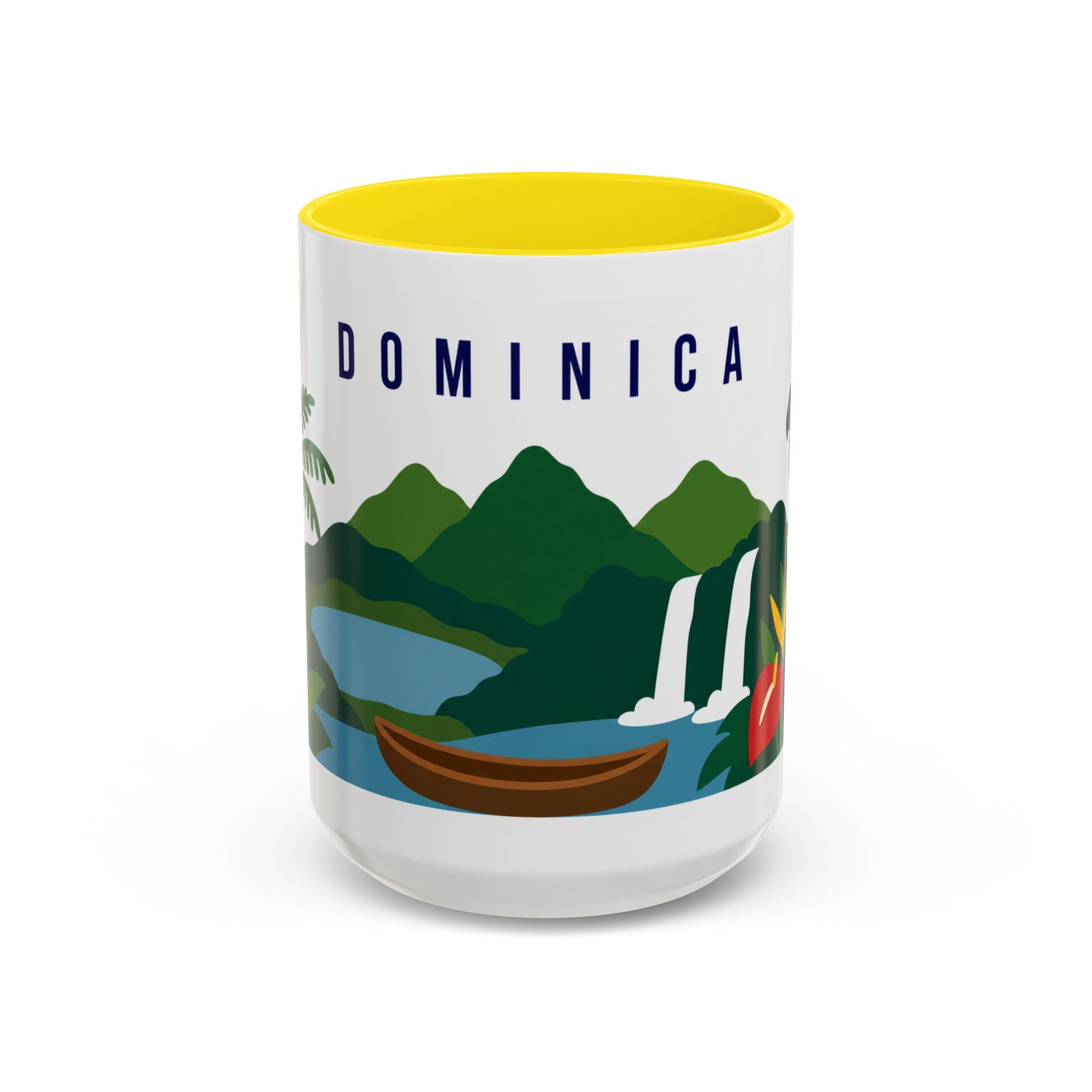 Dominica Coffee Mug | Travel Souvenir Accent Mug | Country Gift Ceramic Cup 11oz 15oz