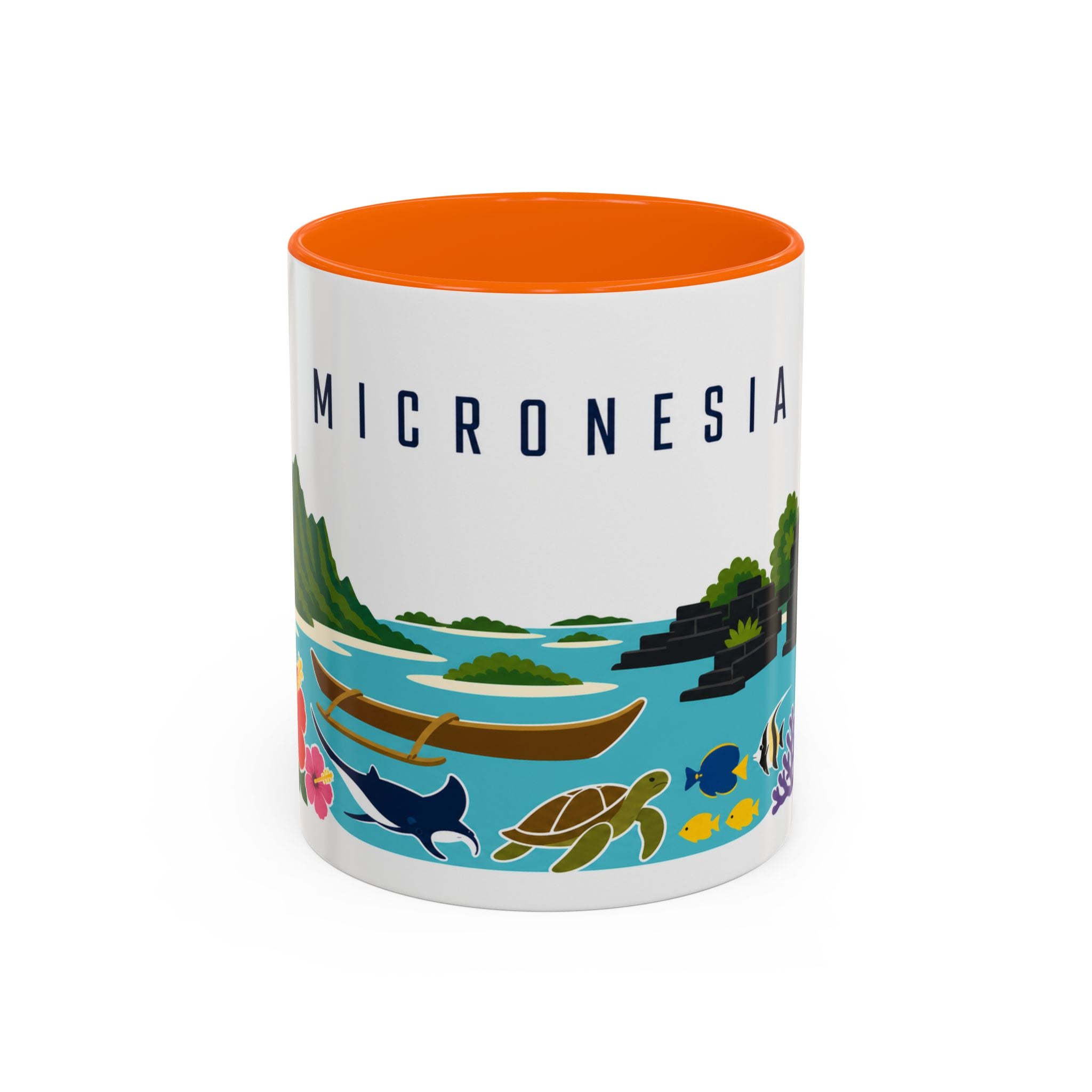 Micronesia Coffee Mug | Travel Souvenir Accent Mug | Country Gift Ceramic Cup 11oz 15oz