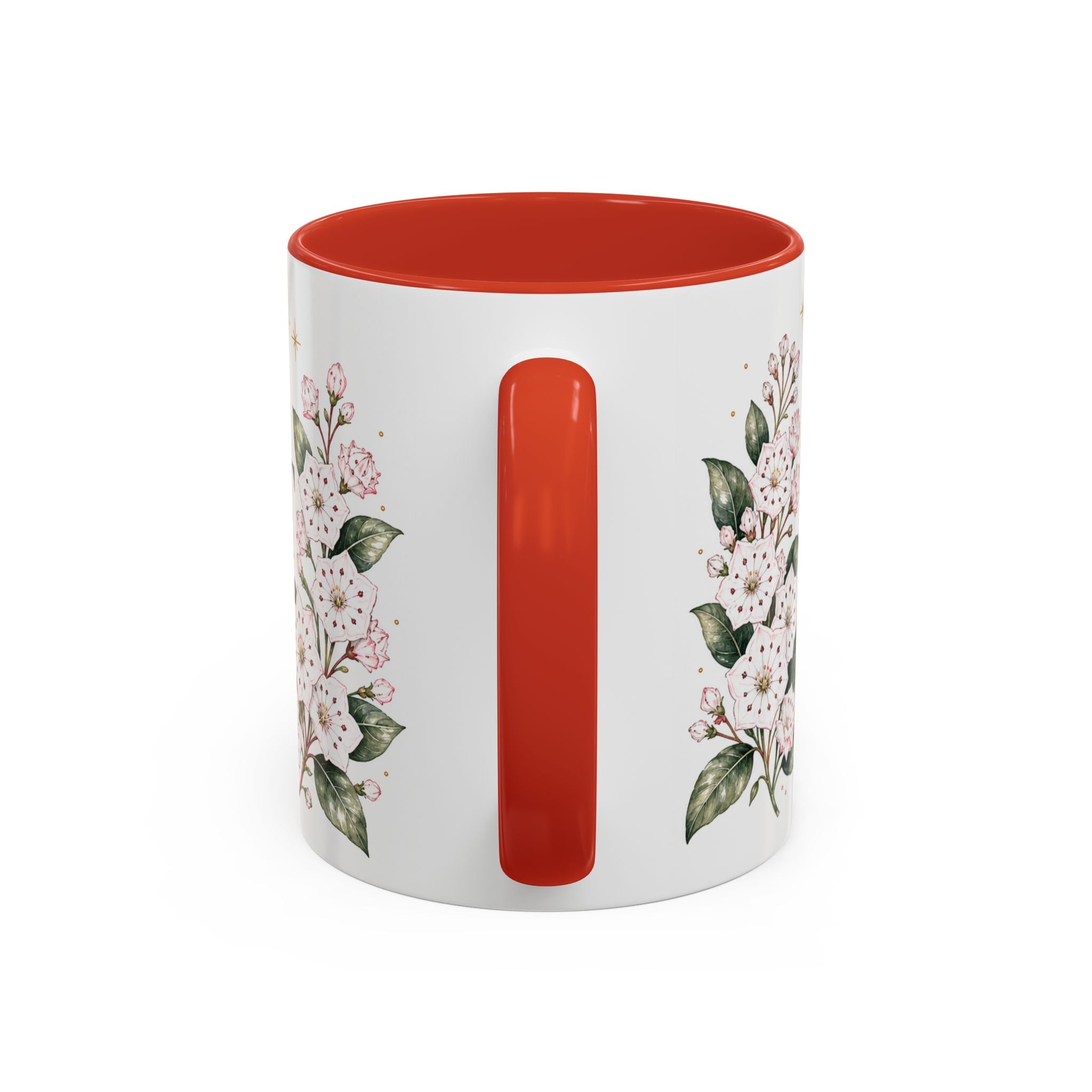 Connecticut State Map Mug | Botanical Accent Coffee Cup (11oz 15oz)