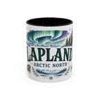 Lapland Coffee Mug | Travel Destination Souvenir Gift | Accent Color Ceramic 11oz 15oz