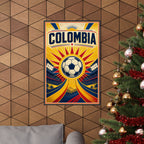 Colombia Soccer Fan Art Poster | Matte Vertical Poster | World Cup 2026 Wall Decor