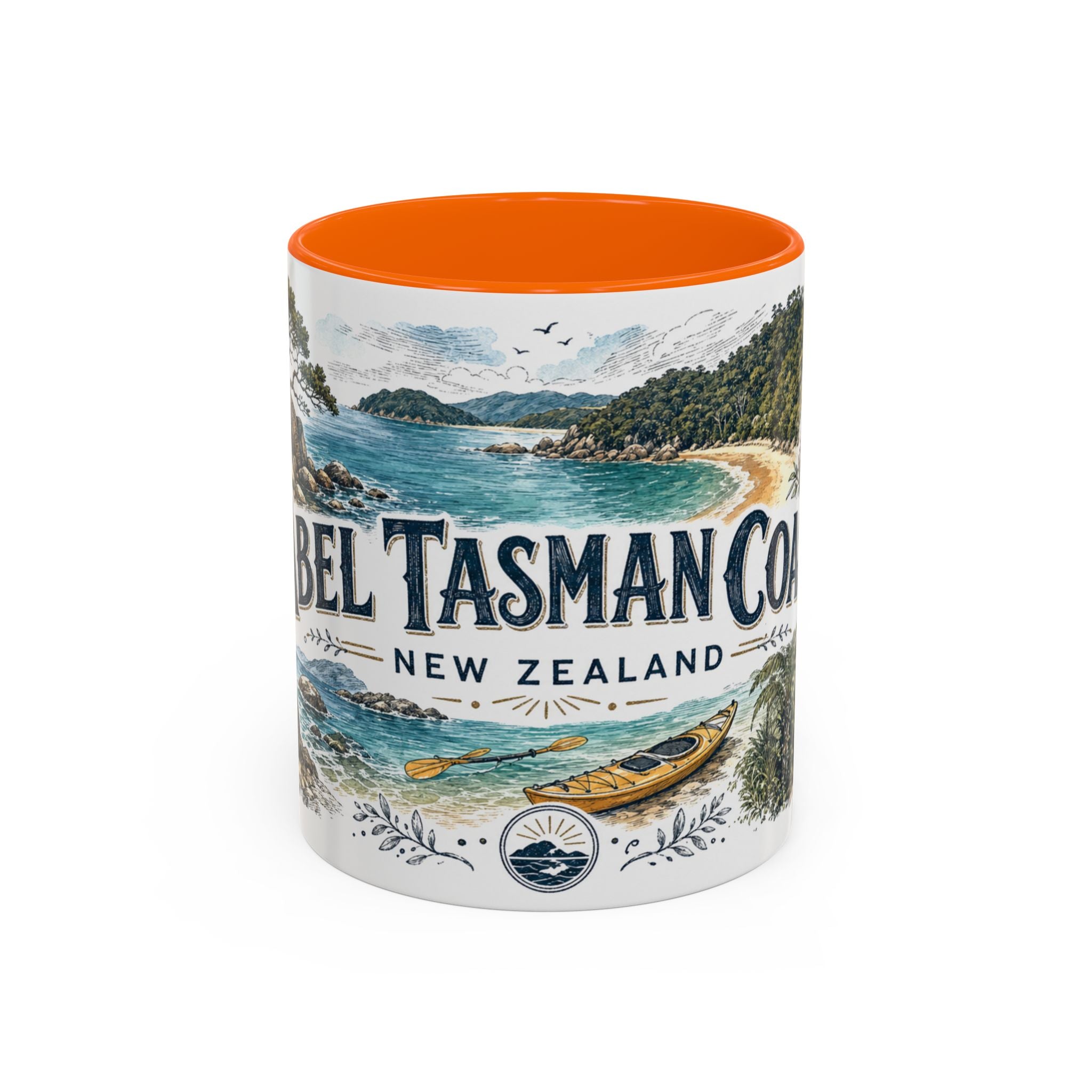Abel Tasman Coast Mug, New Zealand Travel Souvenir, Bucket List Gift, Accent Ceramic Coffee Mug 11oz 15oz