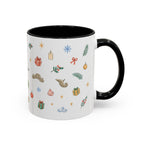 Angkor Christmas Mug | Watercolor Travel Souvenir | Holiday Gift | Accent Ceramic Coffee Cup 11oz 15oz