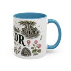 Angkor Coffee Mug | Travel Destination Souvenir Gift | Accent Color Ceramic 11oz 15oz