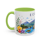 Ecuador Coffee Mug | Travel Souvenir Accent Mug | Place Gift Ceramic Cup 11oz 15oz