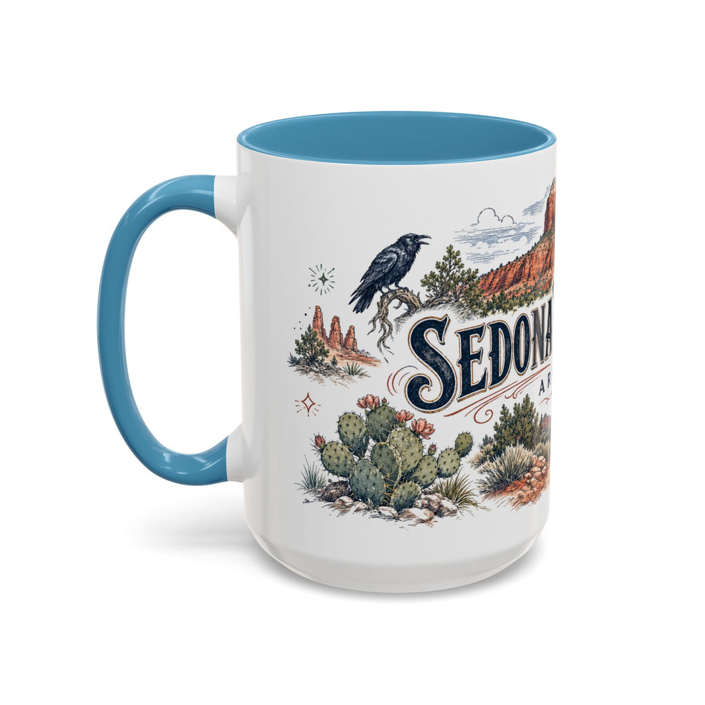 Sedona Red Rocks Mug, Arizona Travel Souvenir, Bucket List Gift, Accent Ceramic Coffee Mug 11oz 15oz
