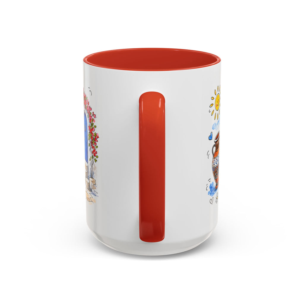 Athens Travel Mug | European City Souvenir Accent Coffee Mug | 11oz 15oz Ceramic Cup