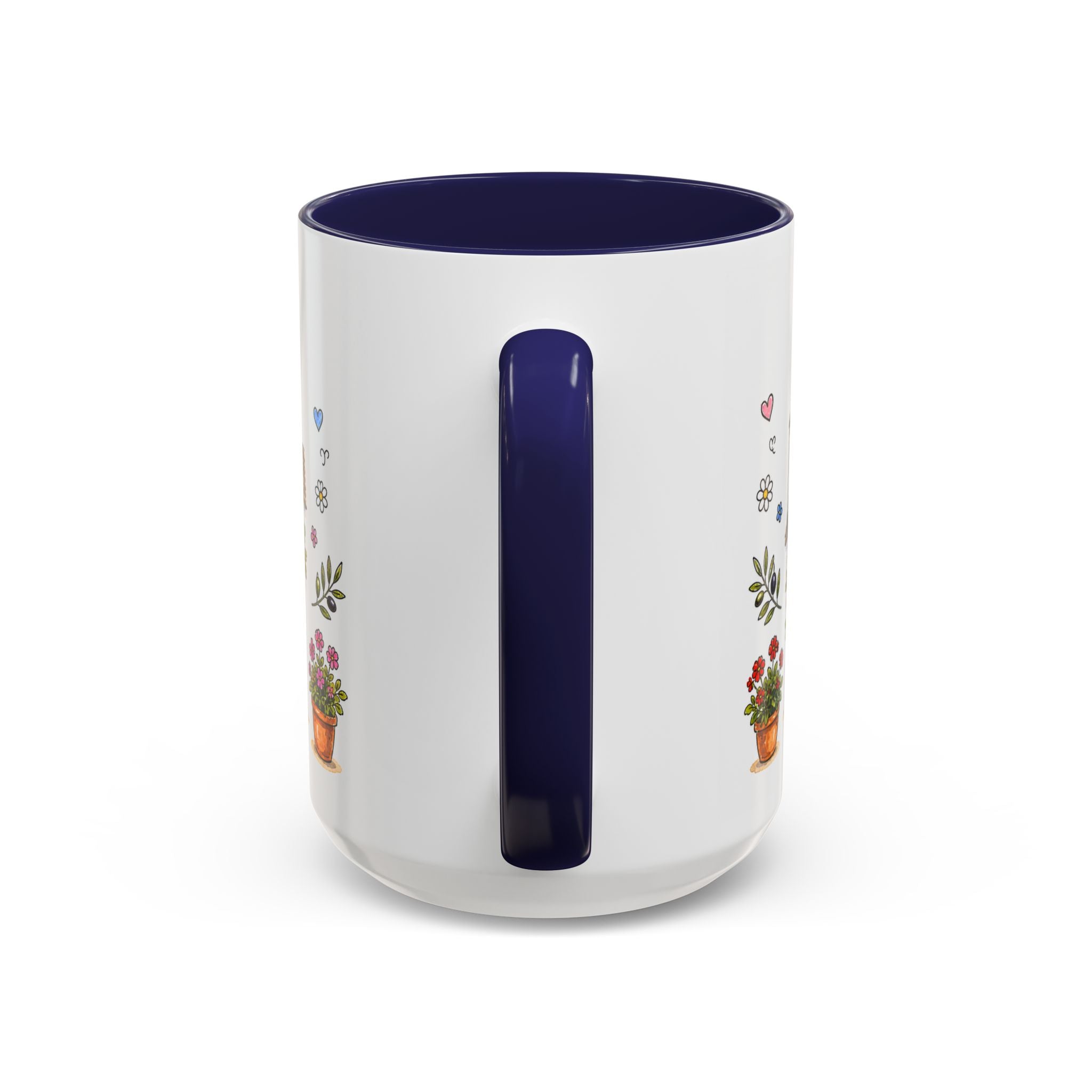Alberobello Illustrated Travel Mug | Italy Souvenir Accent Coffee Mug | 11oz 15oz Ceramic Cup