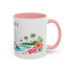 Punta Cana Coffee Mug | Dominican Republic Travel Souvenir | Porcelain Decal City Gift | 11oz 15oz Accent Mug