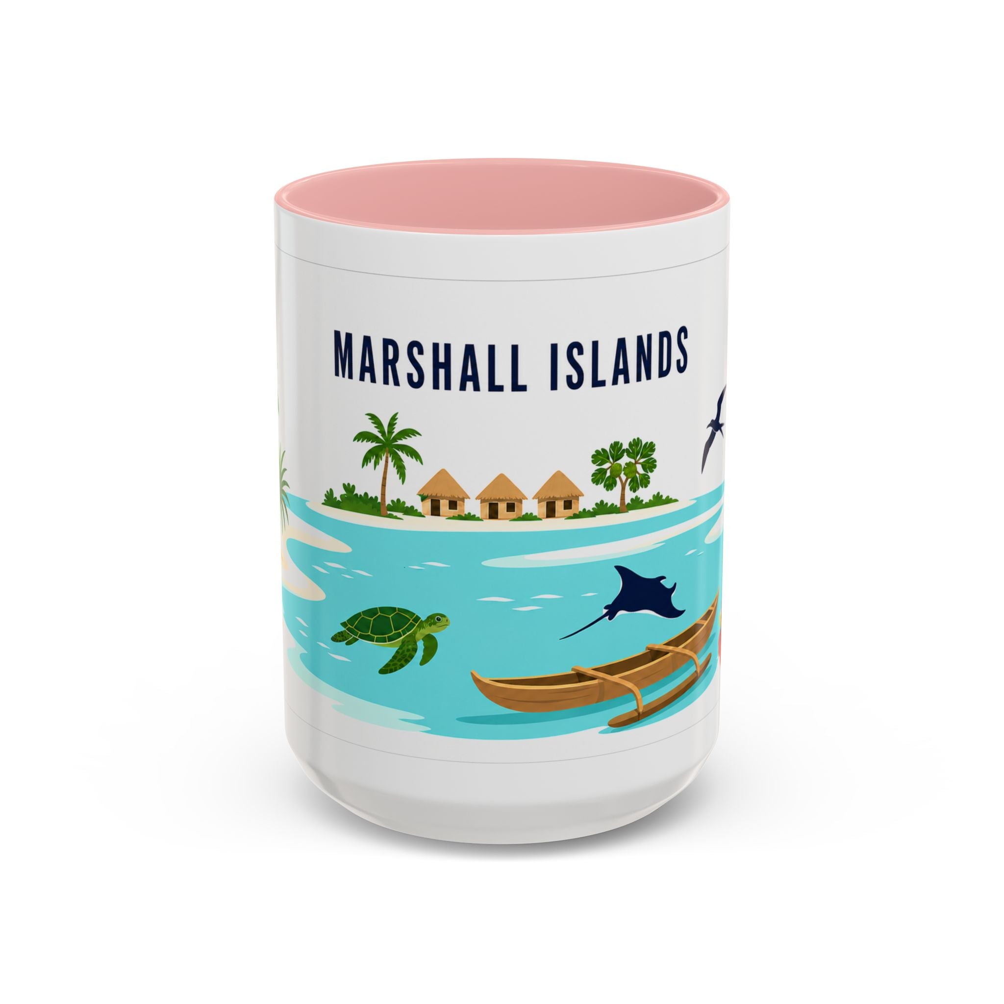 Marshall Islands Coffee Mug | Travel Souvenir Accent Mug | Country Gift Ceramic Cup 11oz 15oz