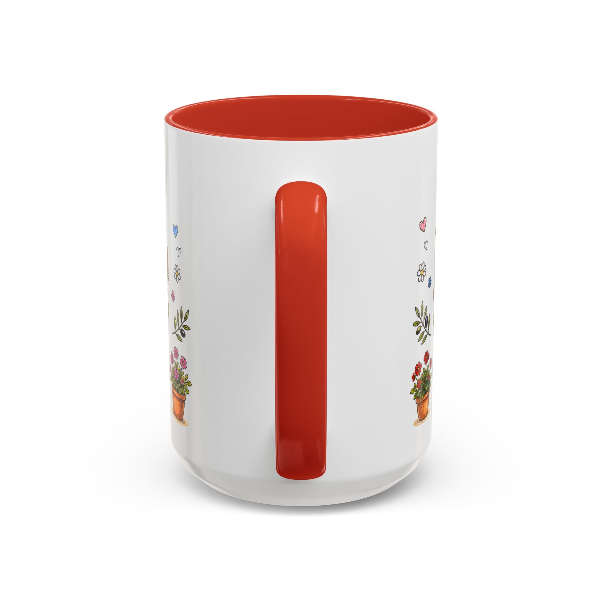 Alberobello Illustrated Travel Mug | Italy Souvenir Accent Coffee Mug | 11oz 15oz Ceramic Cup