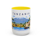 Tanzania Coffee Mug | Travel Souvenir Accent Mug | Place Gift Ceramic Cup 11oz 15oz