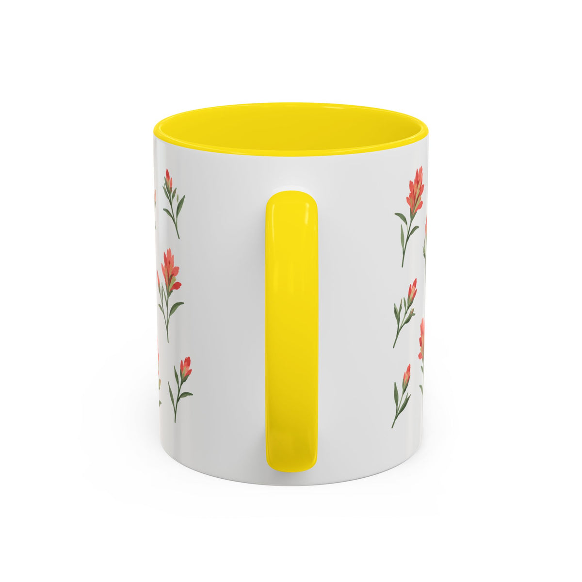 Wyoming Indian Paintbrush Mug, State Flower Floral Coffee Cup, 11oz Botanical Gift
