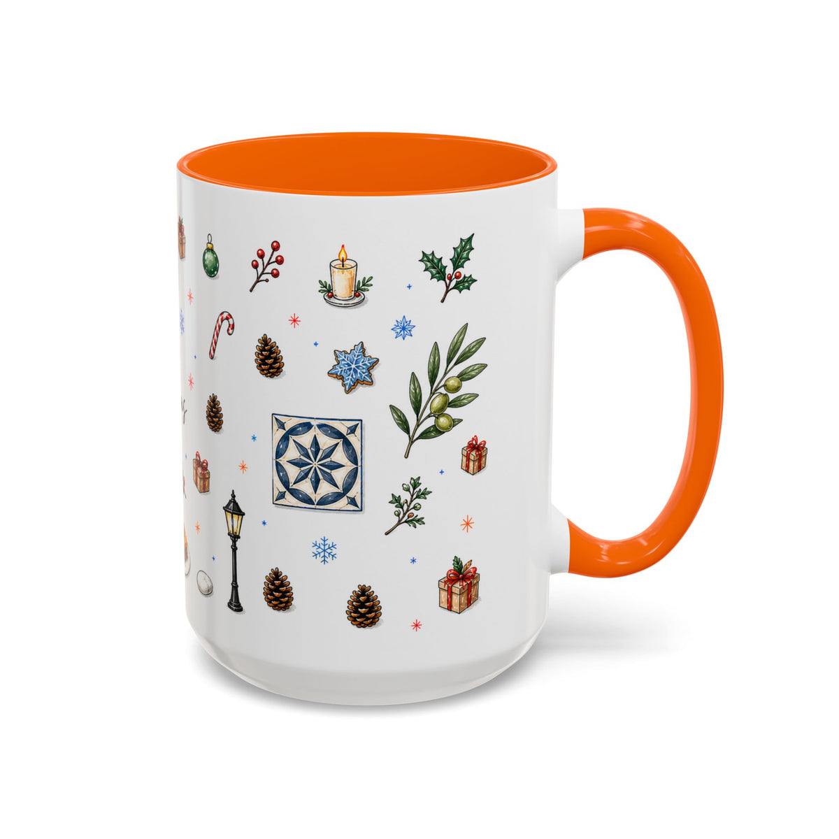 Athens Christmas Mug | Watercolor City Souvenir, Travel Gift (11oz/15oz)