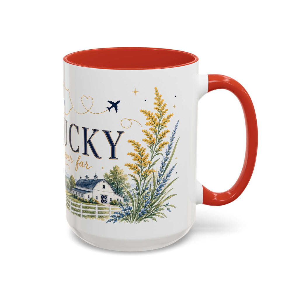 Kentucky Home State Mug | Moving Away Gift | Long Distance Friendship Coffee Cup | 11oz 15oz Accent Mug