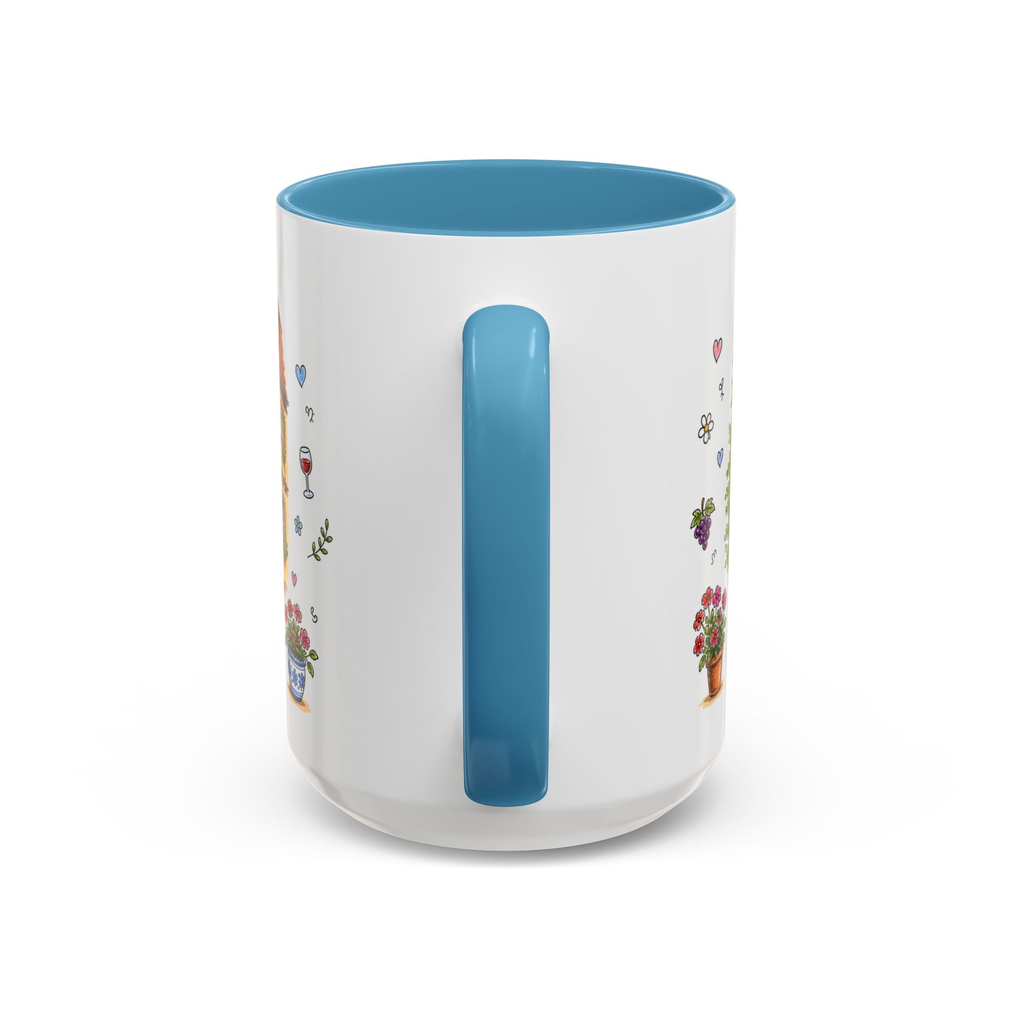 Colmar Illustrated Travel Mug | France Souvenir Accent Coffee Mug | 11oz 15oz Ceramic Cup