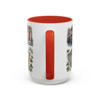 Dublin Coffee Mug | Ireland Travel Souvenir | Vintage Illustrated City Gift | 11 oz 15 oz Accent Mug