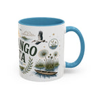 Okavango Delta Coffee Mug | Travel Destination Souvenir Gift | Accent Color Ceramic 11oz 15oz