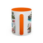 Maldives Coffee Mug | Travel Destination Souvenir Gift | Accent Color Ceramic 11oz 15oz