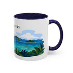 Virgin Islands National Park Coffee Mug | Solid Color Block Park Souvenir | 11oz 15oz Accent Mug