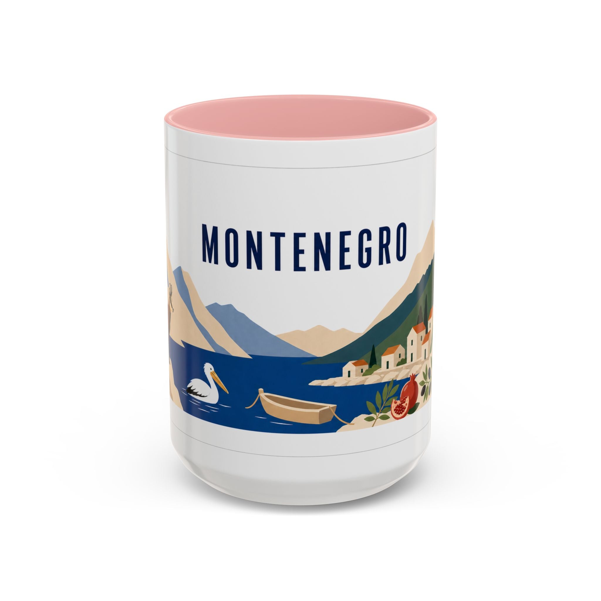 Montenegro Coffee Mug | Travel Souvenir Accent Mug | Country Gift Ceramic Cup 11oz 15oz