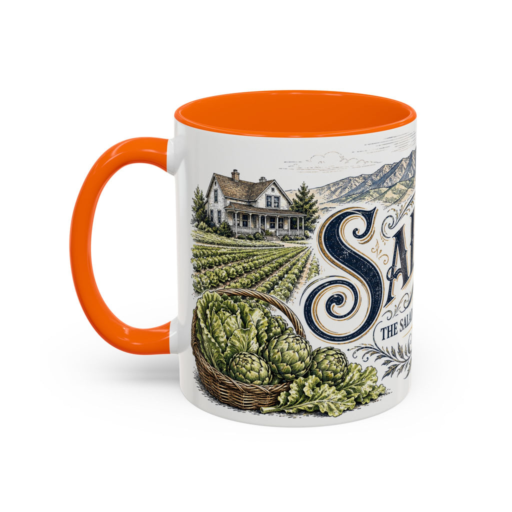 Salinas Coffee Mug | United States Travel Souvenir | Vintage Illustrated City Gift | 11 oz 15 oz Accent Mug