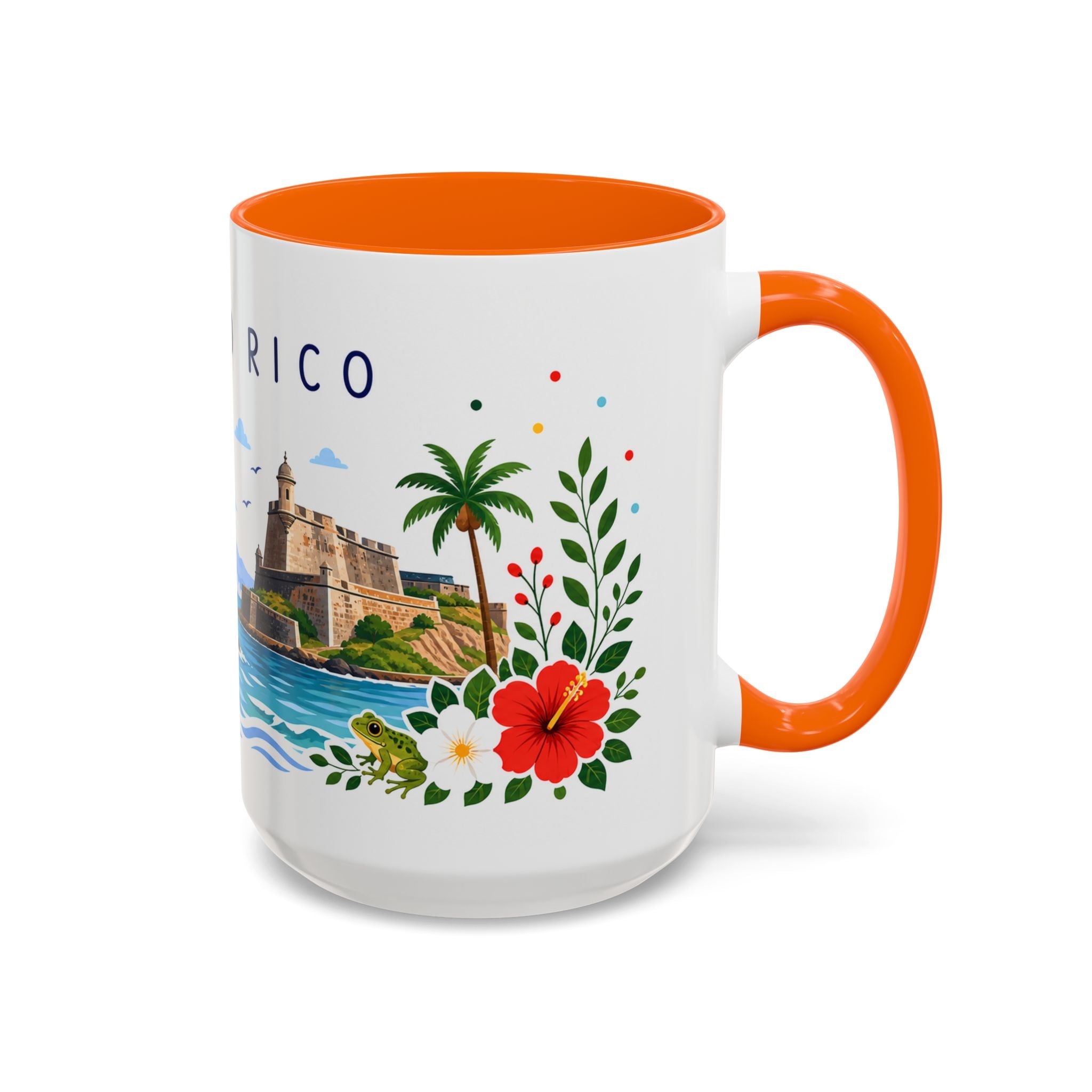 Puerto Rico Coffee Mug | Travel Souvenir Accent Mug | Place Gift Ceramic Cup 11oz 15oz