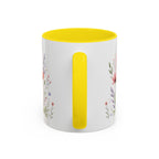 Personalized Kindergarten Teacher Mug | Custom Name Wildflower Rainbow Cup | Back to School Gift