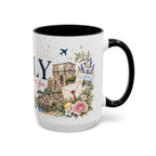 Italy Home Country Mug | Moving Away Gift | Long Distance Friendship | 11 oz 15 oz Accent Mug