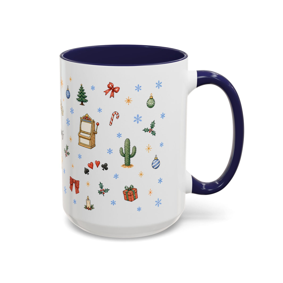 Las Vegas Christmas Mug | Watercolor City Souvenir, Travel Memories (11oz, 15oz)