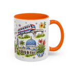 Kuala Lumpur Illustrated Travel Mug | City Souvenir Accent Coffee Mug | 11oz 15oz Ceramic Cup