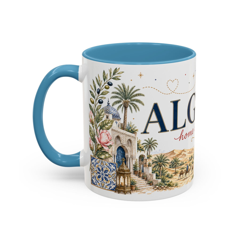 Algeria Home Country Mug | Moving Away Gift | Long Distance Friendship | 11 oz 15 oz Accent Mug