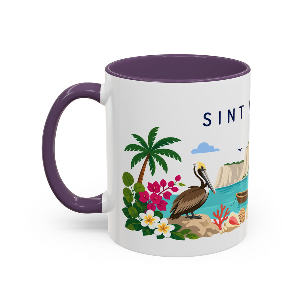 Sint Maarten Coffee Mug | Travel Souvenir Accent Mug | Country Gift Ceramic Cup 11oz 15oz