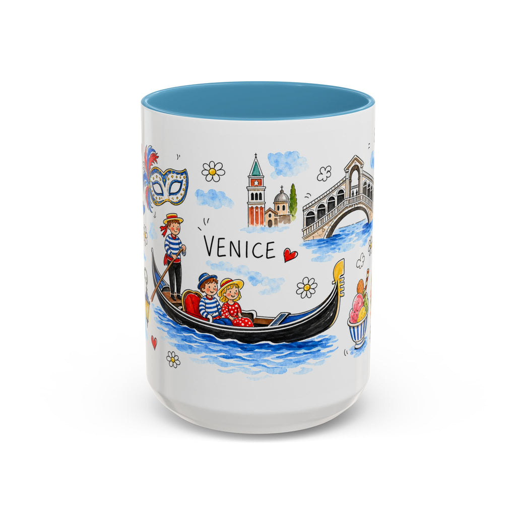Venice Travel Mug | European City Souvenir Accent Coffee Mug | 11oz 15oz Ceramic Cup