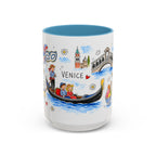 Venice Travel Mug | European City Souvenir Accent Coffee Mug | 11oz 15oz Ceramic Cup