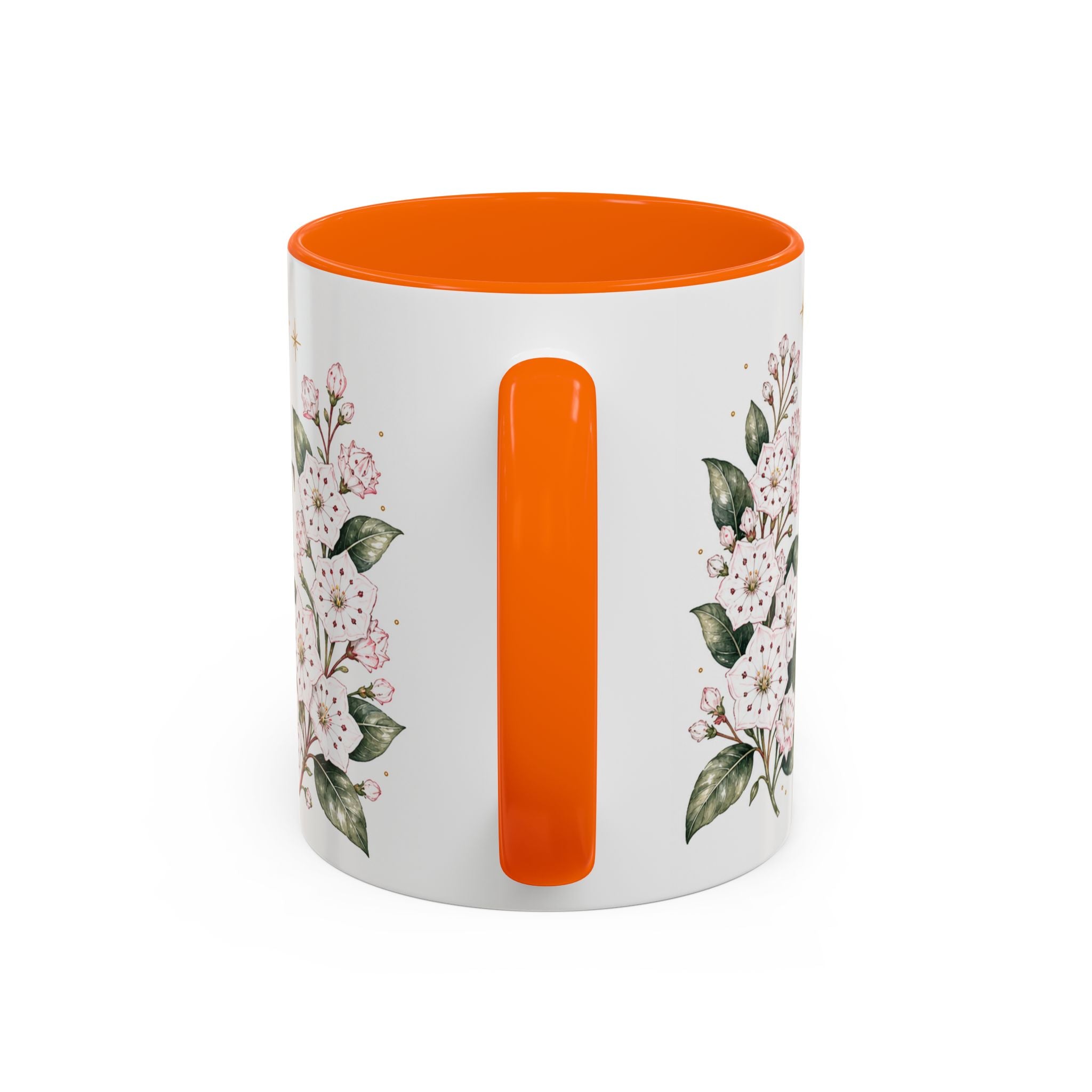 Connecticut State Map Mug | Botanical Accent Coffee Cup (11oz 15oz)