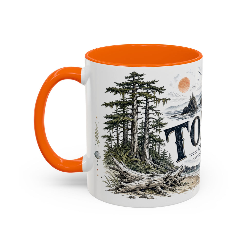 Tofino Mug, Canada Travel Souvenir, Bucket List Gift, Accent Ceramic Coffee Mug 11oz 15oz
