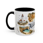 Algarve Coast Mug, Portugal Travel Souvenir, Bucket List Gift, Accent Ceramic Coffee Mug 11oz 15oz