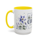 Colorado State Mug | Rocky Mountain Botanical Design | Moving Away Gift