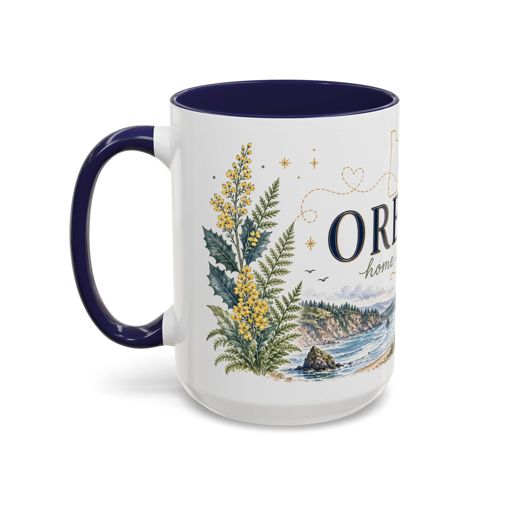 Oregon State Mug | Moving Away, Long Distance Friendship Gift | 11oz 15oz Accent Mug