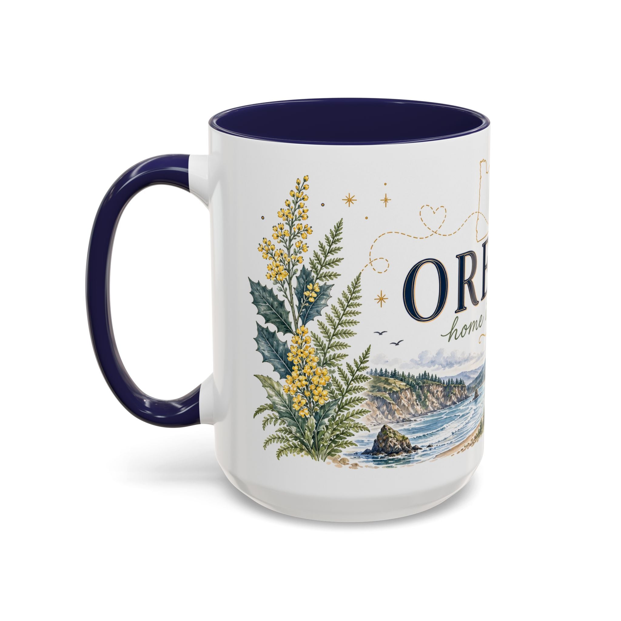Oregon State Mug | Moving Away, Long Distance Friendship Gift | 11oz 15oz Accent Mug