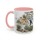 K'gari Mug, Australia Travel Souvenir, Bucket List Gift, Accent Ceramic Coffee Mug 11oz 15oz
