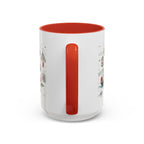Hong Kong Coffee Mug | Asia Souvenir Travel Gift | Accent Color Ceramic 11oz 15oz