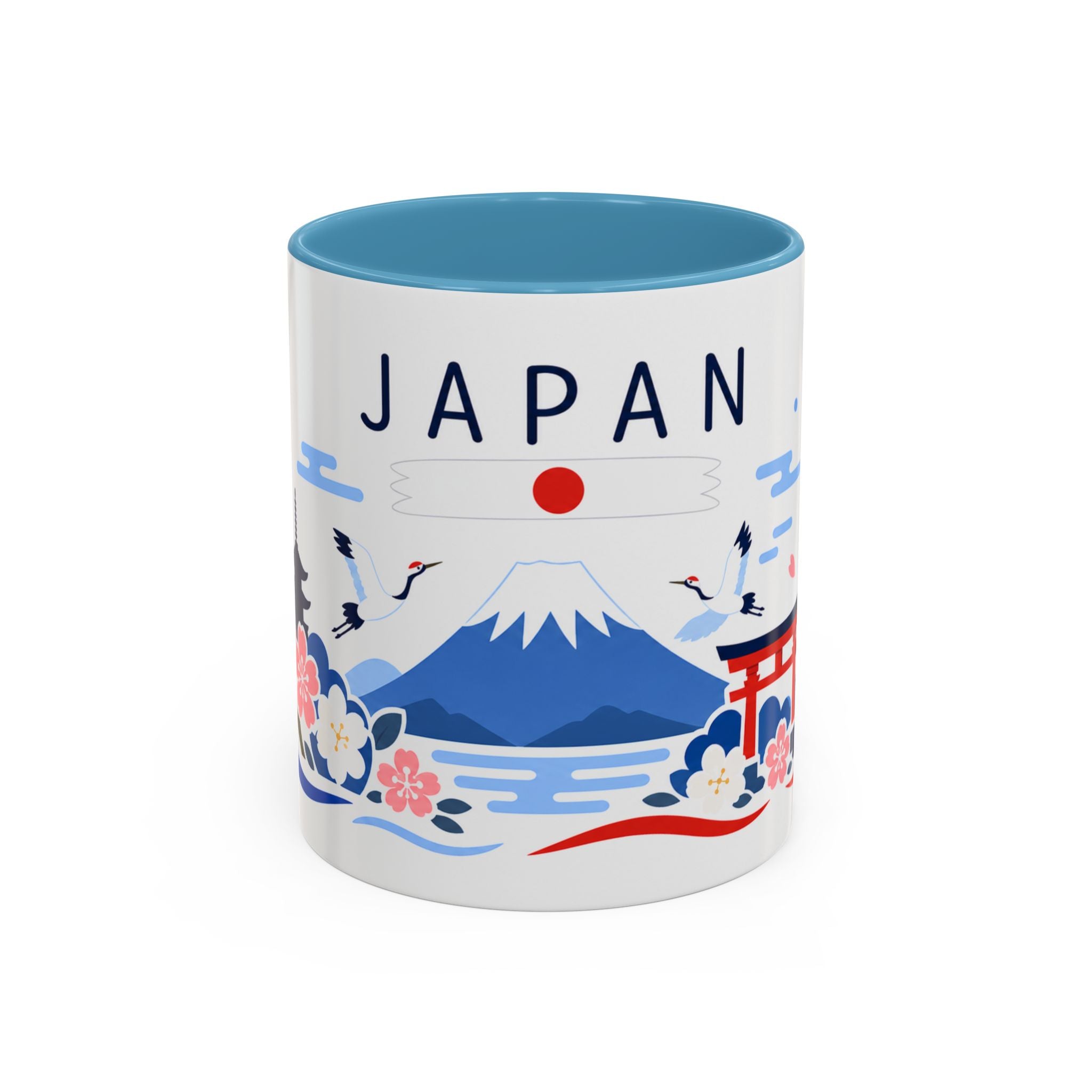 Japan Coffee Mug | Travel Souvenir Accent Mug | Country Gift Ceramic Cup 11oz 15oz