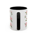 Washington Coast rhododendron Mug, State Flower Floral Coffee Cup, 11oz Botanical Gift