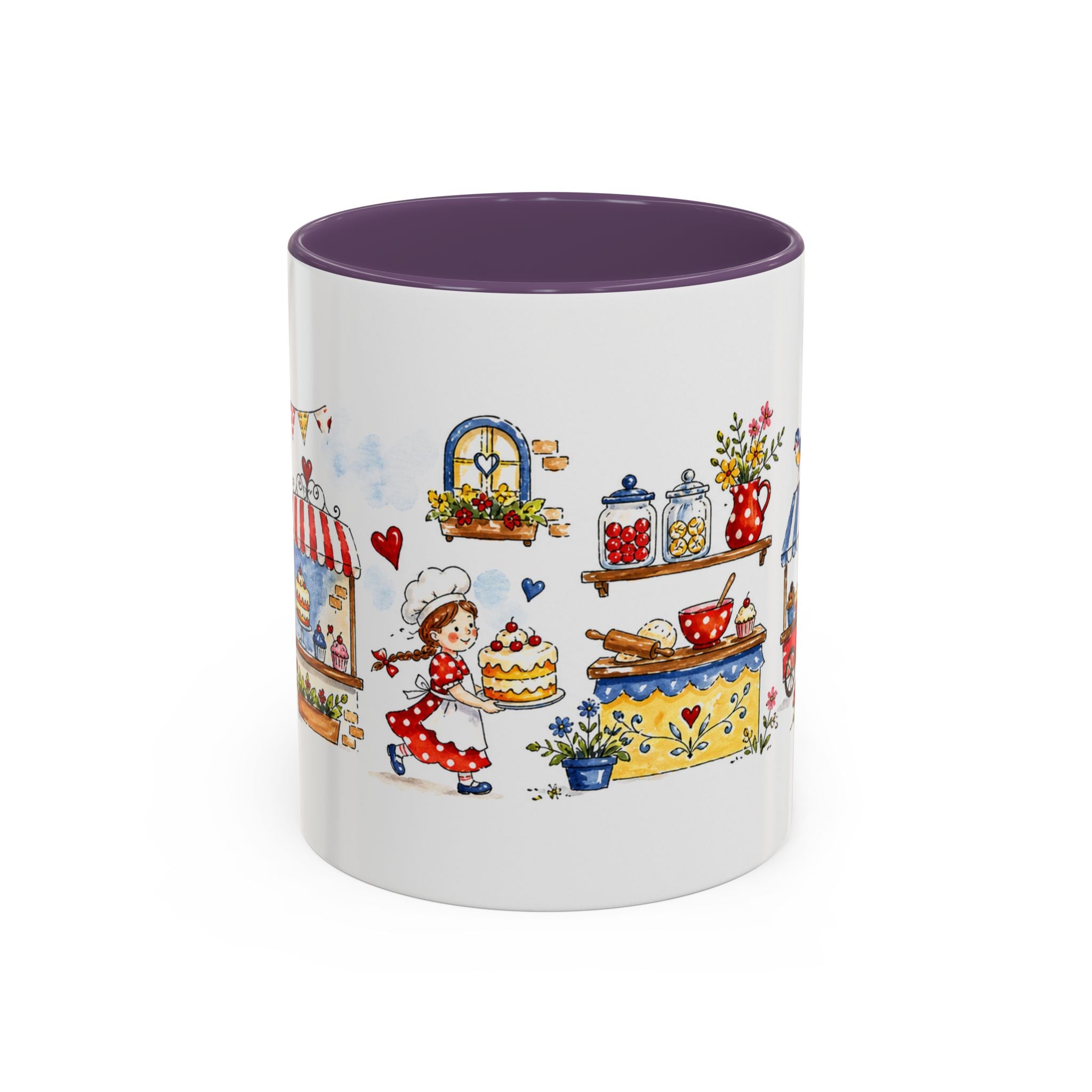 Cozy Bakery Village Mug | Storybook Pastry Accent Coffee Mug | EveryLegend