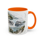 Lake Como Mug, Italy Travel Souvenir, Bucket List Gift, Accent Ceramic Coffee Mug 11oz 15oz