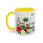 Ghana Coffee Mug | Travel Souvenir Accent Mug | Place Gift Ceramic Cup 11oz 15oz